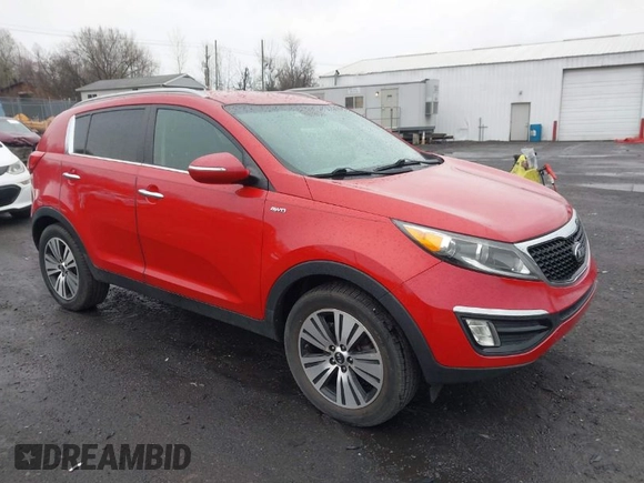 2014 Kia Sportage EX with VIN KNDPCCAC9E7552904, listed as a IAAI auction lot 41980439 with 184,871 mi miles and . Bid and sale history available at DreamBid. Image 1.
