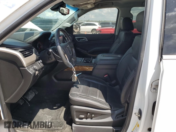 2015 GMC Yukon Denali with VIN 1GKS1CKJ3FR579085, listed as a Copart auction lot 67657084 with 98,456 mi miles and Salvage Title. Bid and sale history available at carsss.com. Image 7.