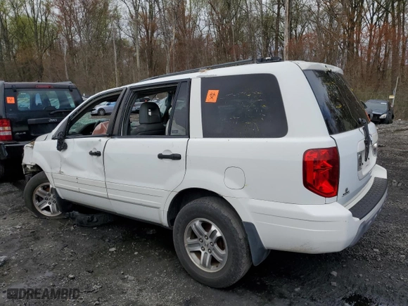 2005 Honda Pilot EX-L with RES with VIN 5FNYF186X5B004548, listed as a Copart auction lot 51762255 with 0 mi miles and Salvage Title. Bid and sale history available at carsss.com. Image 2.