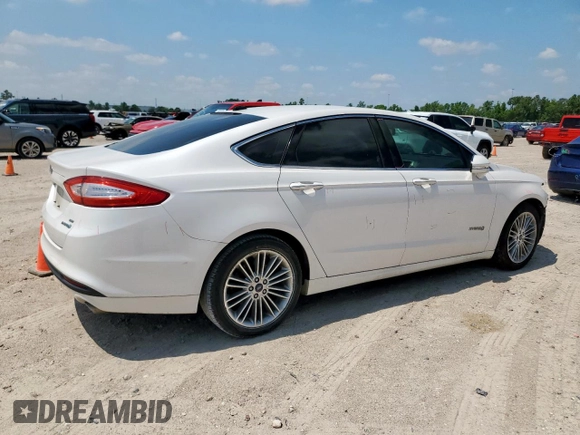 2014 Ford Fusion SE Hybrid with VIN 3FA6P0LU1ER110489, listed as a Copart auction lot 58364095 with 112,605 mi miles and Salvage title. Bid and sale history available at DreamBid. Image 3.