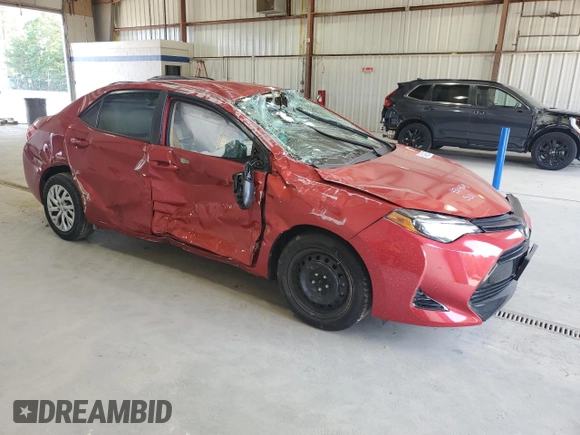 2019 Toyota Corolla L z VIN 5YFBURHE0KP861219, wystawiony jako Copart lot #59435715 z przebiegiem Nie podano mil oraz Szkoda całkowita • Salvage title. Historia ofert i sprzedaży dostępna na DreamBid. Obrazek 4.
