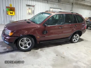 2001 BMW X5 3.0i with VIN WBAFA53501LM85765, listed as a Copart auction lot 83467994 with 235,403 mi miles and Salvage Title. Bid and sale history available at carsss.com. Image 1.