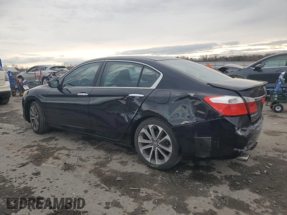 2014 Honda Accord Sedan Sport with VIN 1HGCR2F53EA185844, listed as a Copart auction lot 49364295 with 135,546 mi miles and Salvage Title. Bid and sale history available at carsss.com. Image 2.