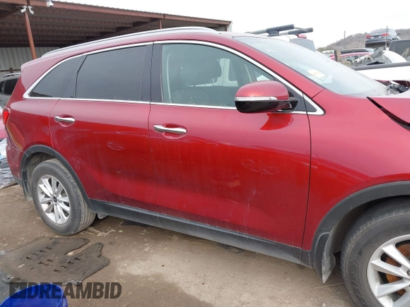 2019 Kia Sorento L with VIN 5XYPG4A37KG465964, listed as a IAAI auction lot 41346205 with 120,594 mi miles. Bid and sale history available at carsss.com. Image 14.