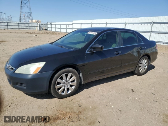 2007 Honda Accord LX z VIN 1HGCM56457A225416, wystawiony jako Copart lot #52151795 z przebiegiem 201 787 mil mil oraz Szkoda całkowita • Salvage title. Historia ofert i sprzedaży dostępna na DreamBid. Obrazek 1.