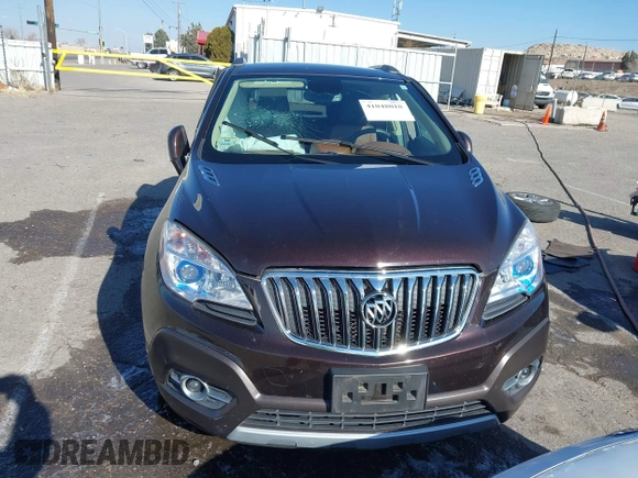 2016 Buick Encore Leather with VIN KL4CJGSBXGB616816, listed as a IAAI auction lot 41048018 with 83,047 mi miles. Bid and sale history available at carsss.com. Image 13.
