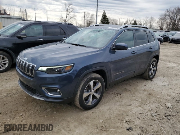 2020 Jeep Cherokee Limited with VIN 1C4PJMDX8LD628590, listed as a Copart auction lot 52937735 with 97,362 mi miles and Clean Title. Bid and sale history available at carsss.com. Image 1.