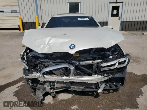 2021 BMW 5 Series 530i xDrive with VIN WBA13BJ04MWX11514, listed as a Copart auction lot 54208715 with Not Provided miles and Clean Title. Bid and sale history available at carsss.com. Image 5.