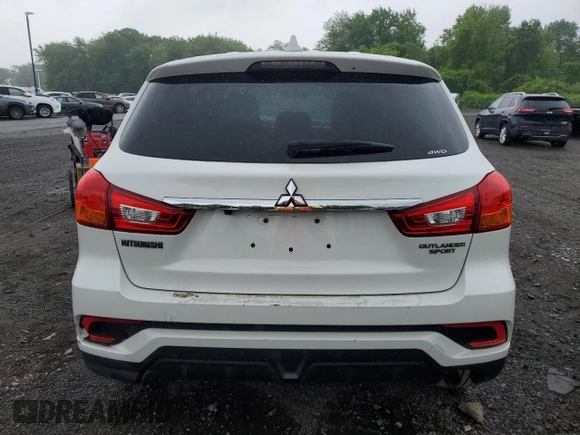 2019 Mitsubishi Outlander ES z VIN JA4AR3AU7KU008518, wystawiony jako Copart lot #58815065 z przebiegiem 82 996 mil mil oraz Czysty tytuł • Clean title. Historia ofert i sprzedaży dostępna na DreamBid. Obrazek 6.
