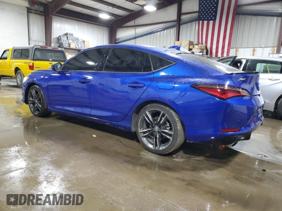 2025 Acura Integra Technology z VIN 19UDE4H62SA006190, wystawiony jako Copart lot #43175345 z przebiegiem 11 576 mil mil oraz Szkoda całkowita • Salvage title. Historia ofert i sprzedaży dostępna na DreamBid. Obrazek 2.