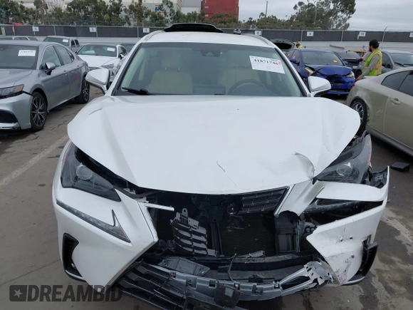 2019 Lexus NX with VIN JTJYARBZ4K2116970, listed as a IAAI auction lot 41871746 with 56,206 mi miles. Bid and sale history available at carsss.com. Image 12.