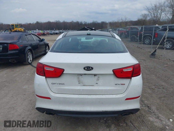 2015 Kia Optima EX with VIN 5XXGN4A77FG509304, listed as a IAAI auction lot 42026439 with 96,144 mi miles. Bid and sale history available at carsss.com. Image 16.