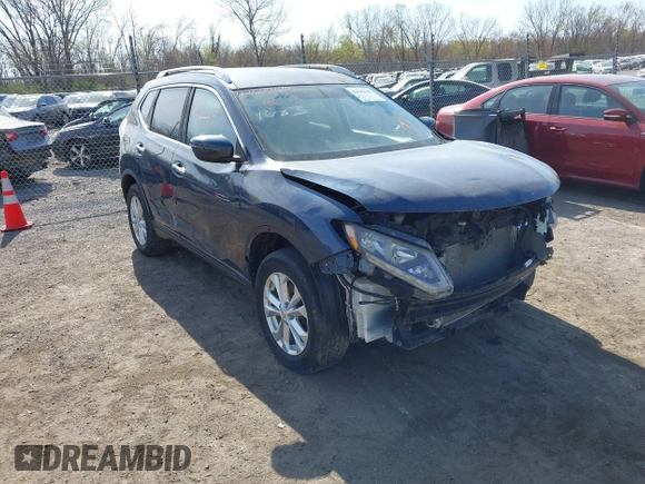 2016 Nissan Rogue SV z VIN KNMAT2MV6GP708803, wystawiony jako IAAI lot #42049440 z przebiegiem 107 359 mil mil oraz . Historia ofert i sprzedaży dostępna na DreamBid. Obrazek 1.