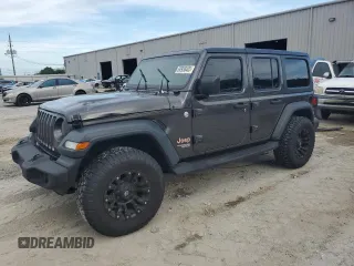 2020 Jeep Wrangler Unlimited Sport S with VIN 1C4HJXDN3LW164374, listed as a Copart auction lot 60958405 with Not provided miles and Non repairable. Bid and sale history available at DreamBid. Image 1.