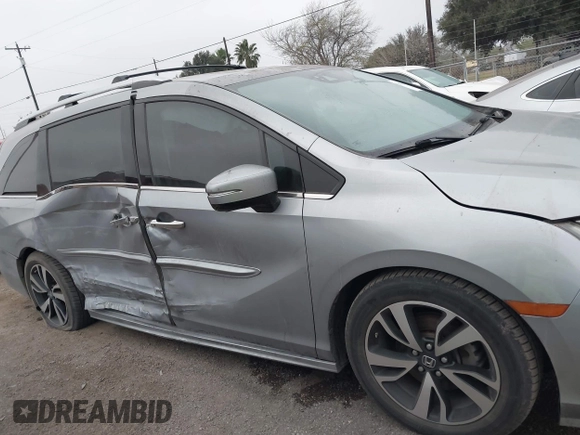 2019 Honda Odyssey Elite with VIN 5FNRL6H94KB109442, listed as a IAAI auction lot 41613350 with 75,986 mi miles and . Bid and sale history available at DreamBid. Image 13.