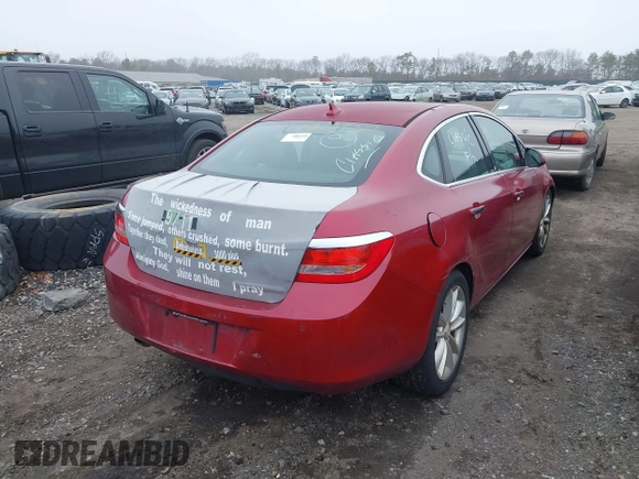 2012 Buick Verano Leather Group with VIN 1G4PS5SK7C4209460, listed as a IAAI auction lot 41852423 with 999,999 mi miles. Bid and sale history available at carsss.com. Image 4.