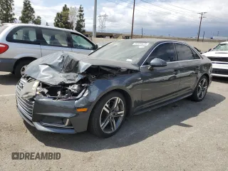 2017 Audi A4 Prestige with VIN WAUFNAF45HN054949, listed as a Copart auction lot 54584625 with 86,284 mi miles and Salvage title. Bid and sale history available at DreamBid. Image 1.