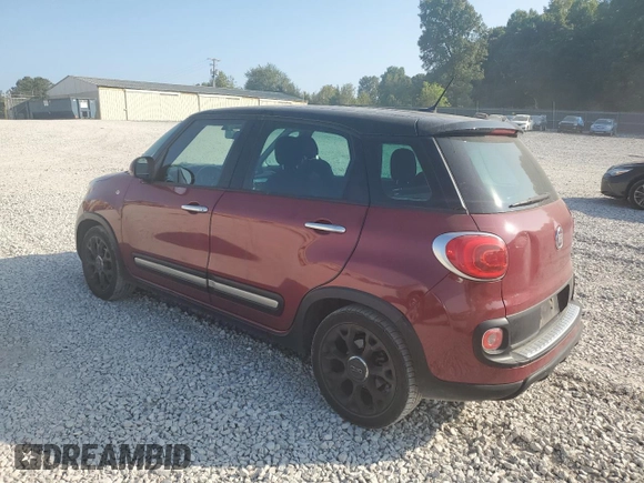 2015 FIAT 500L Urbana Trekking with VIN ZFBCFADH5FZ032273, listed as a Copart auction lot 67446984 with 107,860 mi miles and Salvage Title. Bid and sale history available at carsss.com. Image 2.
