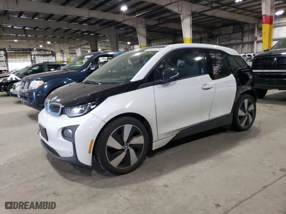 2017 BMW i3 with VIN WBY1Z8C37HV891867, listed as a Copart auction lot 48141123 with 0 mi miles. Bid and sale history available at carsss.com. Image 1.