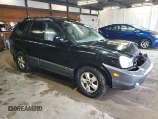 2006 Hyundai Santa Fe GLS with VIN KM8SC73E56U109230, listed as a Copart auction lot 71973324 with 167,920 mi miles and Salvage Title. Bid and sale history available at carsss.com. Image 4.