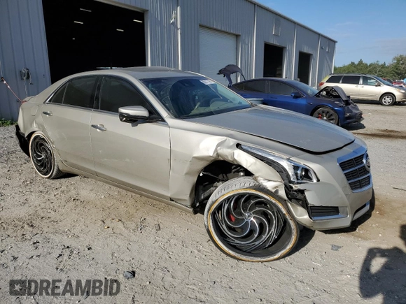 2014 Cadillac CTS Luxury RWD with VIN 1G6AR5S36E0191951, listed as a Copart auction lot 55017795 with 117,535 mi miles and Salvage Title. Bid and sale history available at carsss.com. Image 4.