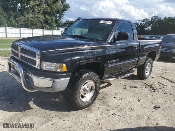 1999 Dodge Ram 1500 with VIN 1B7HF16Y3XS246575, listed as a Copart auction lot 74089514 with 0 mi miles and Non Repairable. Bid and sale history available at carsss.com. Image 1.