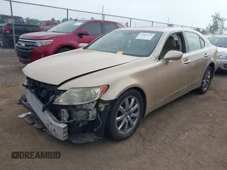 2007 Lexus LS 460 with VIN JTHBL46F775033849, listed as a IAAI auction lot 42426122 with 255,911 mi miles and . Bid and sale history available at DreamBid. Image 2.