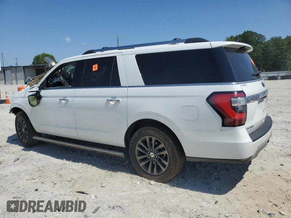 2021 Ford Expedition Max Limited with VIN 1FMJK1KT2MEA09301, listed as a Copart auction lot 57487905 with 81,373 mi miles and Salvage title. Bid and sale history available at DreamBid. Image 2.