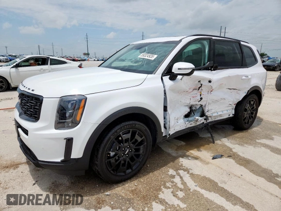 2022 Kia Telluride SX with VIN 5XYP5DHC2NG196482, listed as a Copart auction lot 59324935 with 17,850 mi miles and Clean title. Bid and sale history available at DreamBid. Image 1.