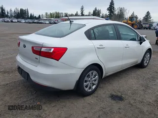 2016 Kia Rio LX with VIN KNADM4A36G6686149, listed as a IAAI auction lot 42015781 with 104,582 mi miles. Bid and sale history available at carsss.com. Image 4.
