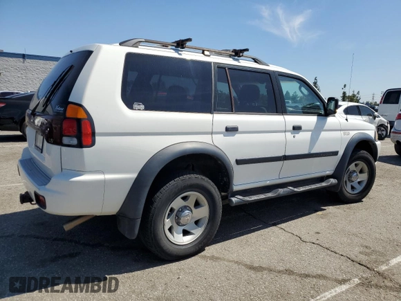 2003 Mitsubishi Montero ES z VIN JA4LS21H83J045302, wystawiony jako Copart lot #50039415 z przebiegiem 166 335 mil mil oraz Szkoda całkowita • Salvage title. Historia ofert i sprzedaży dostępna na DreamBid. Obrazek 3.
