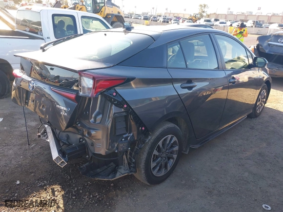 2022 Toyota Prius L Eco with VIN JTDKAMFUON3182683, listed as a IAAI auction lot 41818975 with 23,278 mi miles. Bid and sale history available at carsss.com. Image 4.