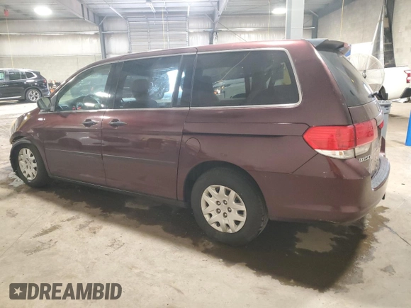 2008 Honda Odyssey LX z VIN 5FNRL38248B056607, wystawiony jako Copart lot #62271995 z przebiegiem 168 714 mil mil oraz Szkoda całkowita • Salvage title. Historia ofert i sprzedaży dostępna na DreamBid. Obrazek 2.