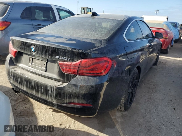 2018 BMW 4 Series 430i with VIN WBA4W3C54JAB87165, listed as a Copart auction lot 76205724 with 62,952 mi miles and Non Repairable. Bid and sale history available at DreamBid. Image 3.