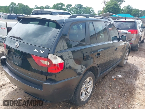 2005 BMW X3 3.0i with VIN WBXPA934X5WD08446, listed as a IAAI auction lot 42122093 with 213,265 mi miles and . Bid and sale history available at DreamBid. Image 4.