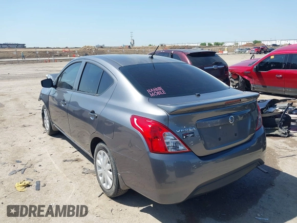 2018 Nissan Versa Sedan SV with VIN 3N1CN7AP1JL800185, listed as a IAAI auction lot 41997116 with 80,257 mi miles. Bid and sale history available at carsss.com. Image 3.