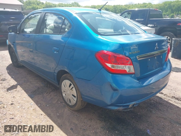 2019 Mitsubishi Mirage ES z VIN ML32F3FJ7KHF15323, wystawiony jako IAAI lot #42307317 z przebiegiem 58 623 mil mil oraz . Historia ofert i sprzedaży dostępna na DreamBid. Obrazek 3.