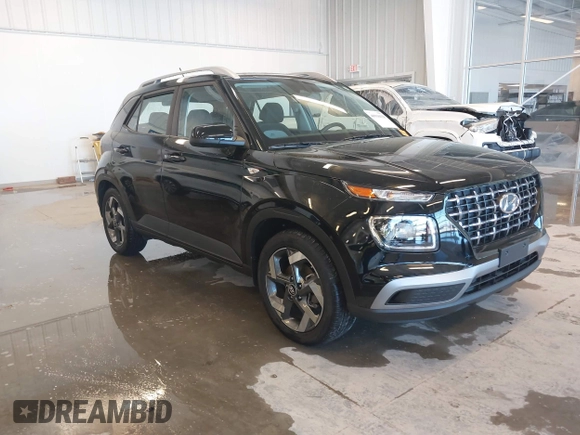 2024 Hyundai Venue Limited with VIN KMHRC8A39RU299012, listed as a IAAI auction lot 40918628 with 7,955 mi miles and . Bid and sale history available at DreamBid. Image 1.