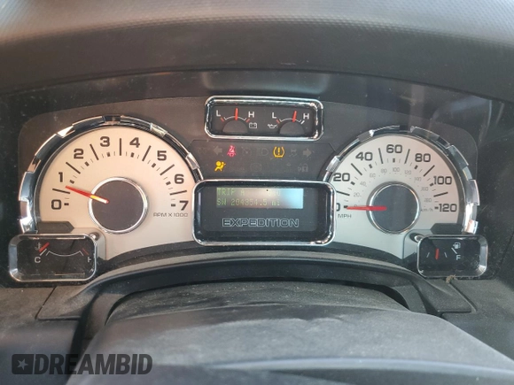 2014 Ford Expedition Max Limited with VIN 1FMJK1K52EEF07422, listed as a Copart auction lot 47033425 with 204,354 mi miles and Salvage title. Bid and sale history available at DreamBid. Image 9.