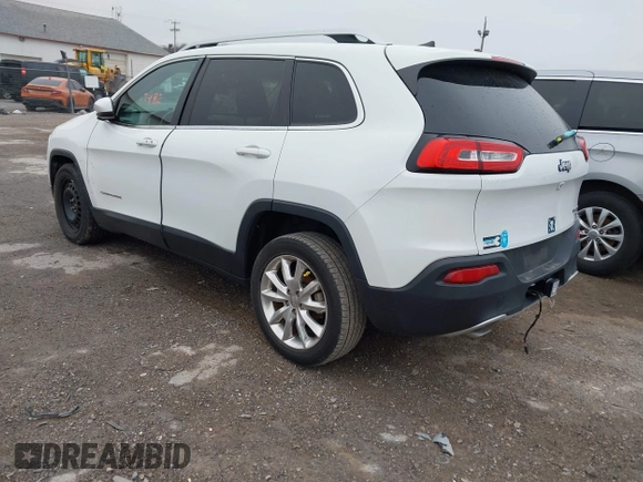 2016 Jeep Cherokee High Altitude with VIN 1C4PJLDB3GW160745, listed as a IAAI auction lot 41847482 with 125,180 mi miles. Bid and sale history available at carsss.com. Image 3.