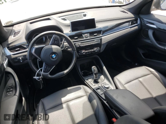 2021 BMW X1 sDrive28i with VIN WBXJG7C08M5S33866, listed as a Copart auction lot 54729715 with Not Provided miles and Salvage Title. Bid and sale history available at DreamBid. Image 8.