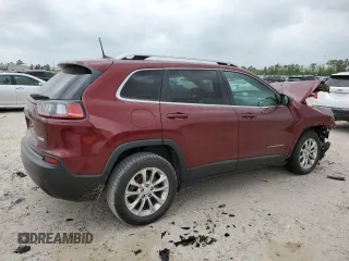 2019 Jeep Cherokee Latitude with VIN 1C4PJLCB4KD340371, listed as a Copart auction lot 51526405 with 60,413 mi miles and Salvage title. Bid and sale history available at DreamBid. Image 3.