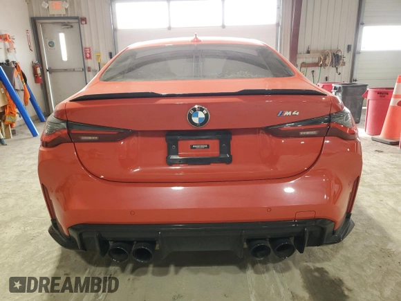 2021 BMW M4 with VIN WBS53AZ09MCG52217, listed as a Copart auction lot 42473044 with 49,235 mi miles. Bid and sale history available at carsss.com. Image 6.