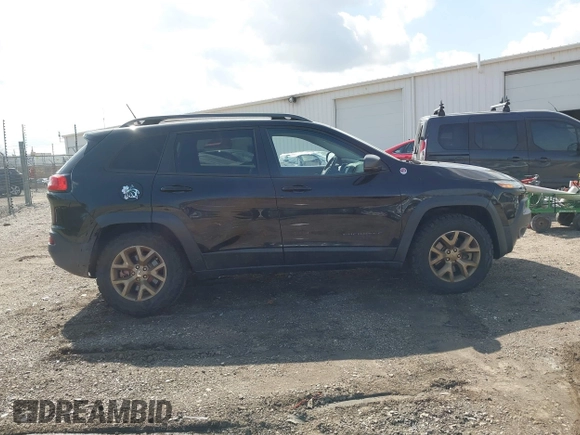 2014 Jeep Cherokee Trailhawk with VIN 1C4PJMBS6EW100500, listed as a IAAI auction lot 41894989 with 131,034 mi miles. Bid and sale history available at carsss.com. Image 13.