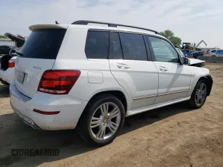 2015 Mercedes-Benz GLK 350 with VIN WDCGG8JB9FG395167, listed as a Copart auction lot 53738904 with 102,778 mi miles and Salvage Title. Bid and sale history available at DreamBid. Image 3.