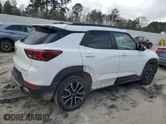2022 Chevrolet TrailBlazer ACTIV with VIN KL79MVSL5NB044911, listed as a Copart auction lot 49176975 with 140,103 mi miles and Salvage Title. Bid and sale history available at DreamBid. Image 3.