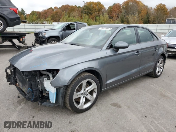 2018 Audi A3 Sedan Premium with VIN WAUB8GFF4J1051743, listed as a Copart auction lot 74015663 with 90,490 mi miles. Bid and sale history available at carsss.com. Image 1.