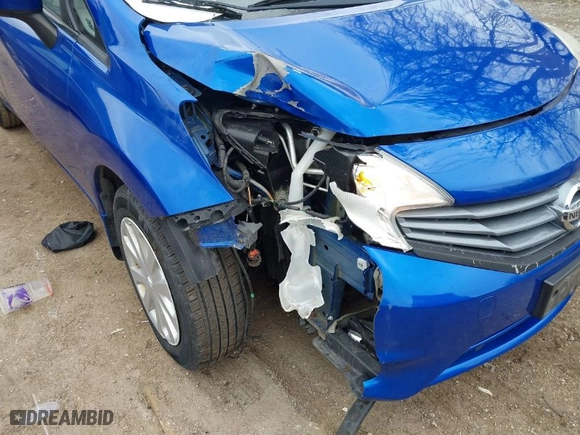 2015 Nissan Versa Note S with VIN 3N1CE2CP1FL358550, listed as a IAAI auction lot 41506557 with 61,845 mi miles. Bid and sale history available at carsss.com. Image 6.