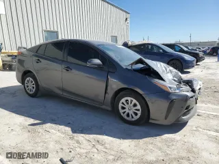 2022 Toyota Prius L Eco with VIN JTDKAMFU3N3180636, listed as a Copart auction lot 49359595 with 99,898 mi miles and Salvage Title. Bid and sale history available at carsss.com. Image 4.