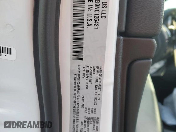 2022 Jeep Grand Cherokee Limited with VIN 1C4RJEBG9NC125421, listed as a Copart auction lot 48240615 with 72,497 mi miles and Salvage title. Bid and sale history available at DreamBid. Image 13.